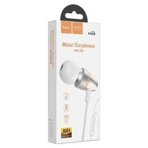 Наушники M59 HOCO Белые 40000₽
