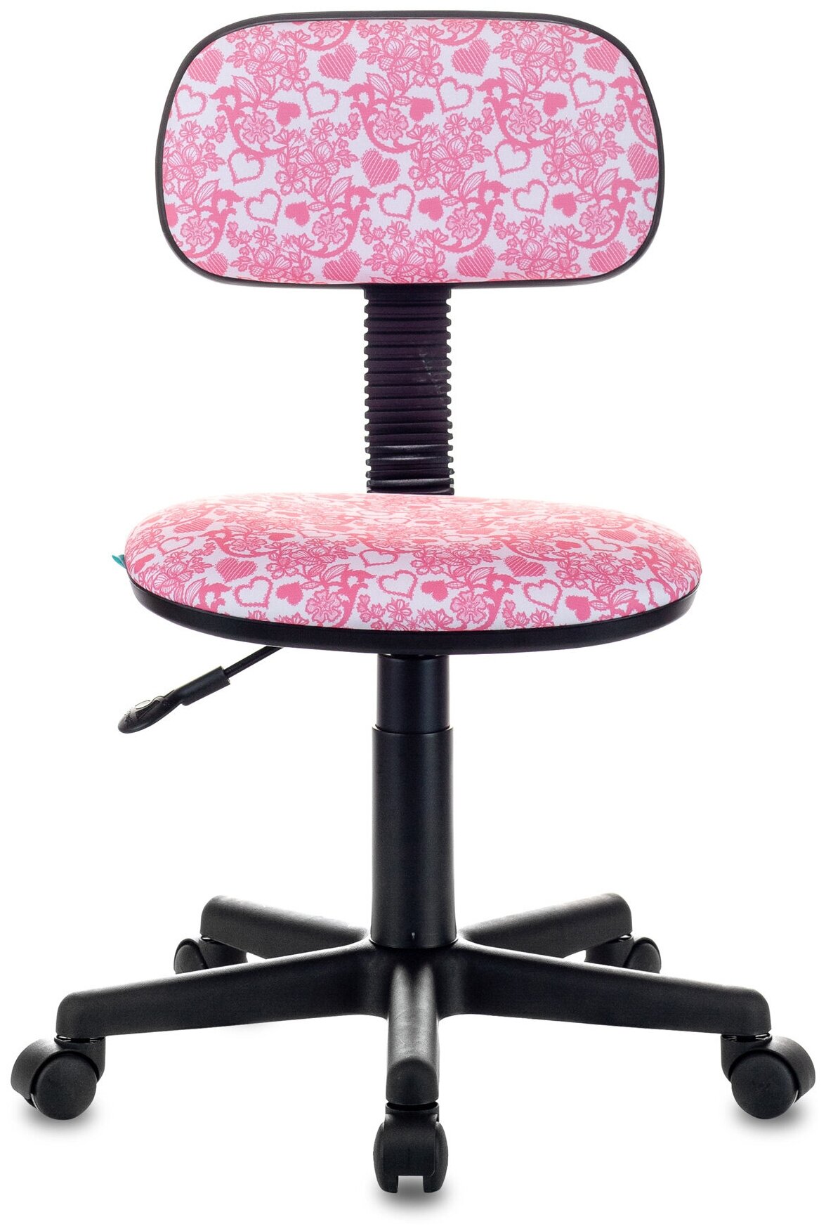 Кресло детское CH-201NX розовый сердца Hearts-Pk крестовина пластик / Компьютерное кресло для ребенка, школьника, подростка - фотография № 3