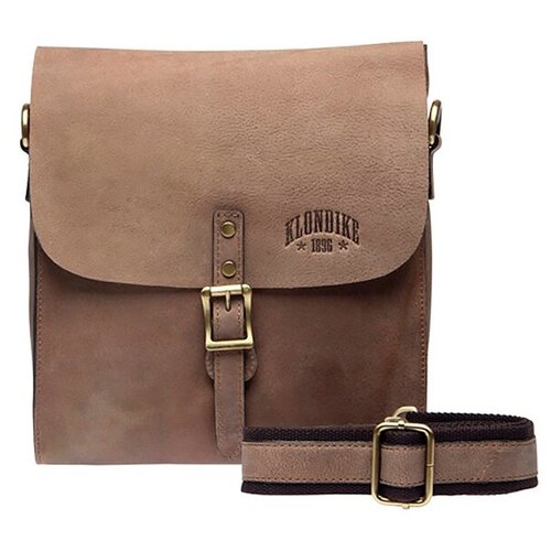 фото Сумка klondike brad, коричневая, 25х28х7 см, шт kd1035-02