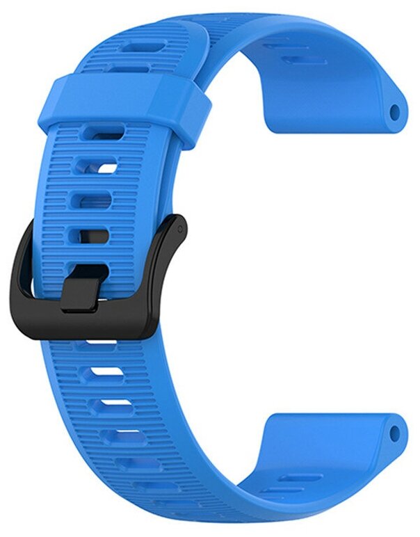 Ремешок силиконовый для смарт-часов 22мм Garmin Approach S60 / S62 / S62 голубой