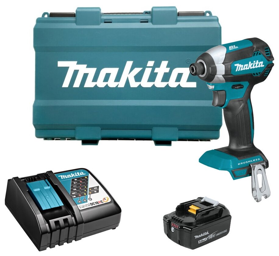 Аккумуляторная дрель Makita DTD153RT 1АКБ 5Ач - фотография № 1