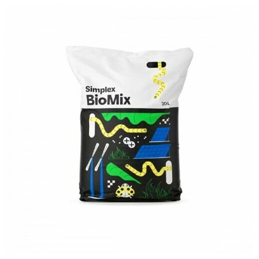Универсальный питательный субстрат Simplex BioMix 30л - фотография № 1