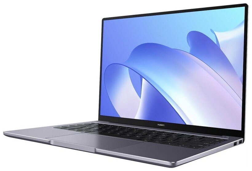 Ноутбук Huawei MateBook 14 53012NVN AMD Ryzen 5 5500U 21 GHz - 40 GHz 16384 Mb 14 2160х1440 512 Gb SSD DVD нет AMD Radeon Graphics Windows 11 Home серый