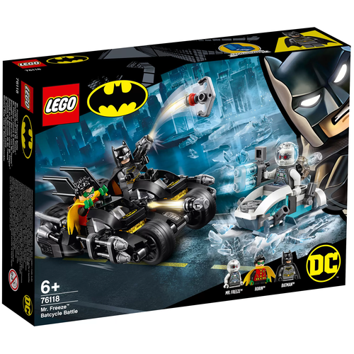 LEGO DC Super Heroes 76118 Гонка на мотоциклах с Мистером Фризом, 200 дет.