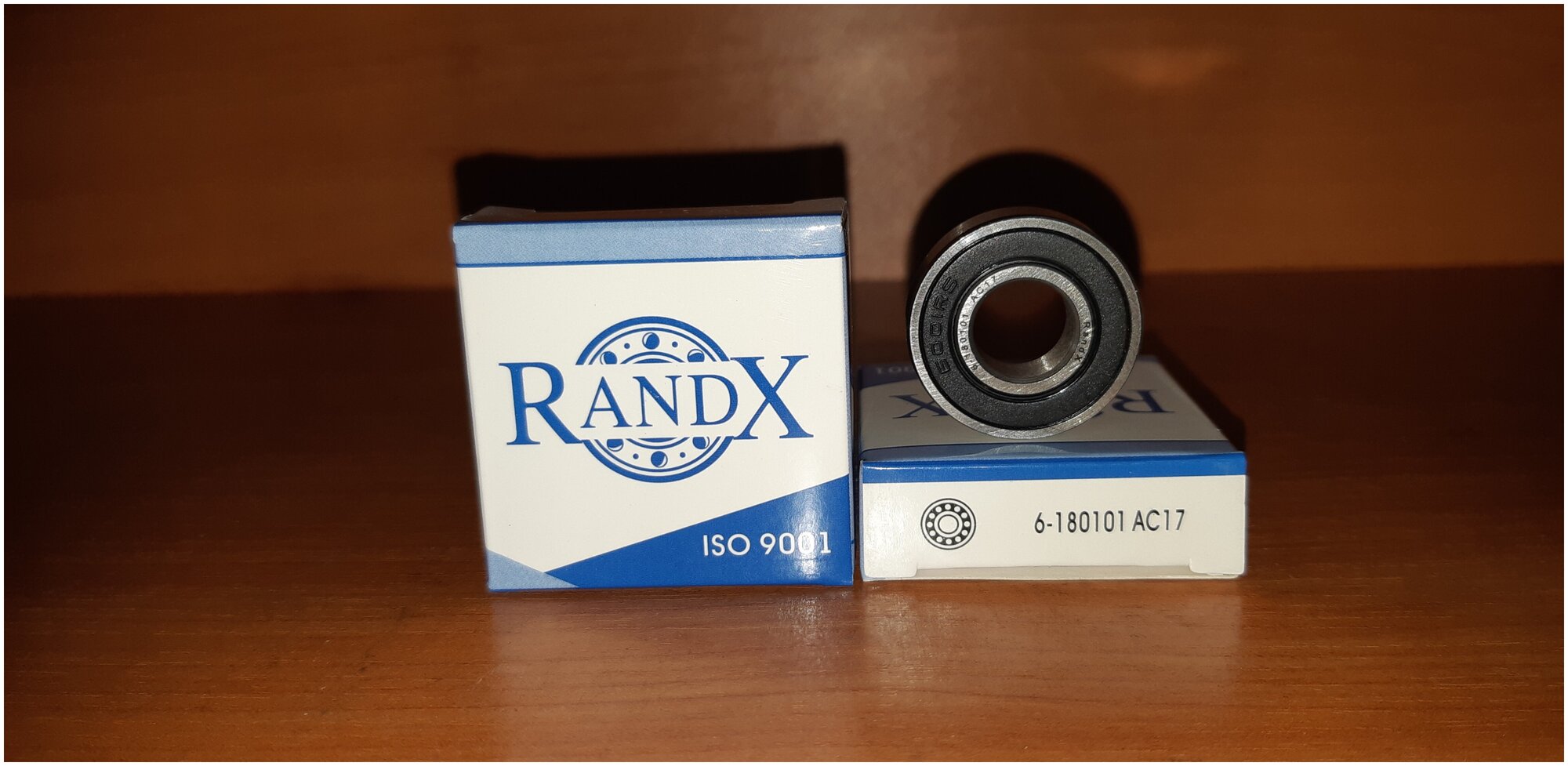 Подшипник 6-180101 АС17 (6001-2RS) (12x28x8) RandX