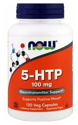 5 htp 100 мг нау фудс 60 капсул для улучшения настроения и хорошего сна