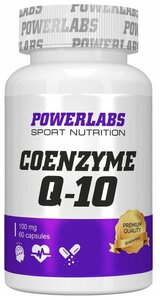 PowerLabs Coenzyme Q10 (Коэнзим Q10) 50 мг 60 капсул