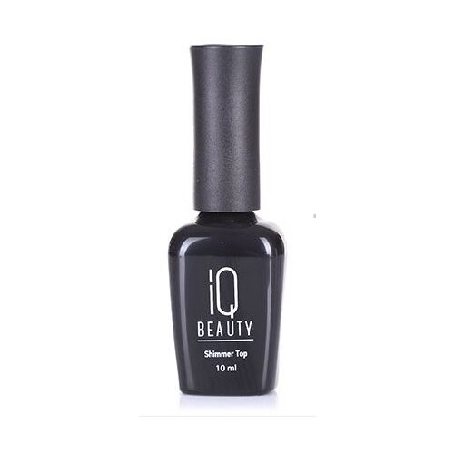 Финишное покрытие для гель-лака глянцевое с шиммером №109 Blue shimmer top IQ Beauty 10 мл