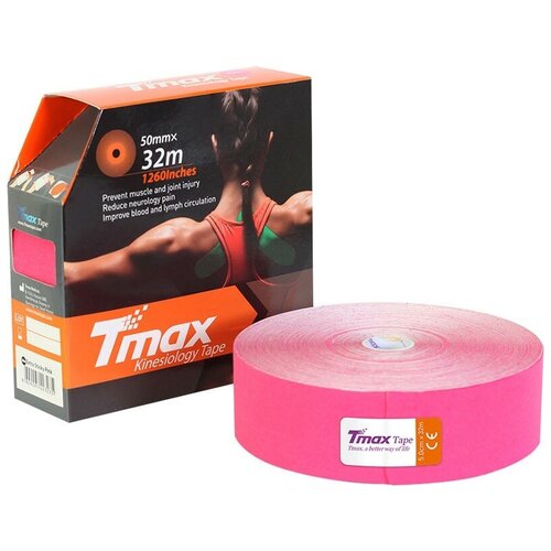 фото Тейп кинезиологический tmax extra sticky pink 423235, 5см.x32м.