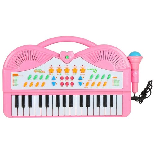 Синтезатор Детский С Микрофоном Пианино Детское Музыкальное Развивающая Игрушка Для Мальчиков Для Девочек Для Малышей Для Детей Музыкальный Инструмент