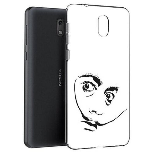 Чехол задняя-панель-накладка-бампер MyPads мужчина с длинными усами для Nokia 2.1 противоударный чехол mypads мужчина с длинными усами для nokia g11 plus задняя панель накладка бампер