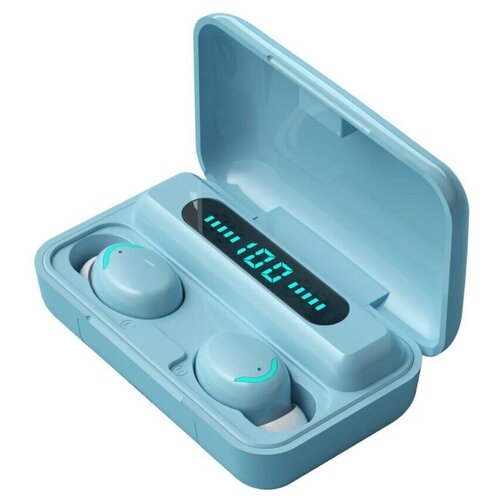 Беспроводные наушники Bluetooth TWS F9-32 голубой 104600₽