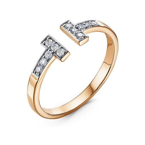 фото Золотое кольцо кюз del'ta dбр112119 с бриллиантом diamant-online