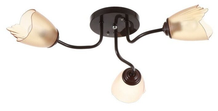 фото Люстра 1341003/3BR E27 15Вт коричневый