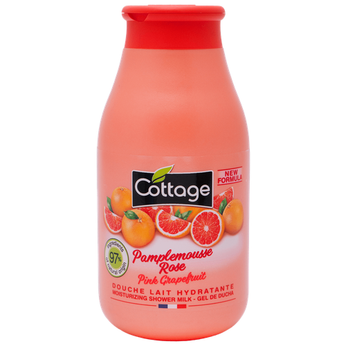 Молочко для душа COTTAGE «MOISTURIZING SHOWER MILK - PINK GRAPEFRUIT», Грейпфрут, увлажняющее, 250мл