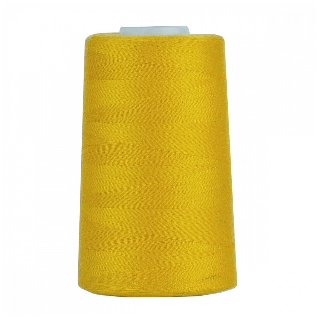 Швейные нитки MAXag basic 40/2 5000 ярдов, цвет 138 желтый, 100% полиэстер Max (2.40/2. MAX.138)