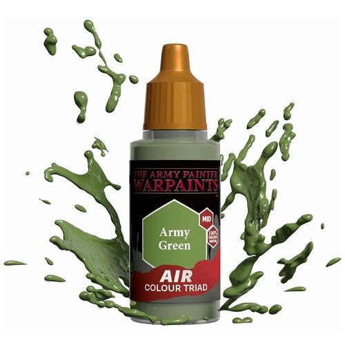 акриловая краска для аэрографа army painter air wyrmling red Акриловая краска для аэрографа Army Painter Air Army Green