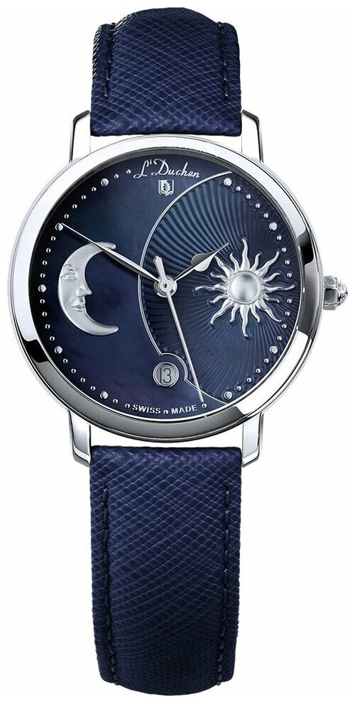 Наручные часы LDuchen 60845, синий, серебряный