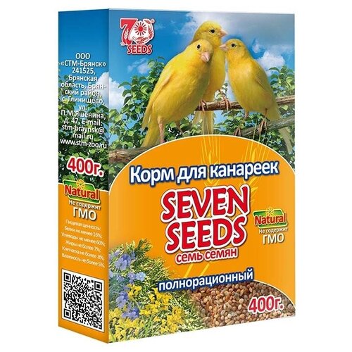 Корм Seven Seeds для канареек, 400 г