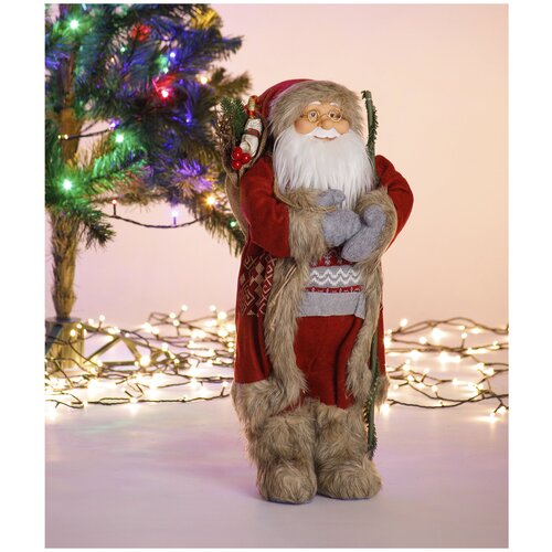 фото Игрушка "дед мороз" (60 см, красный костюм, свитер с орнаментом) 202416x тутси