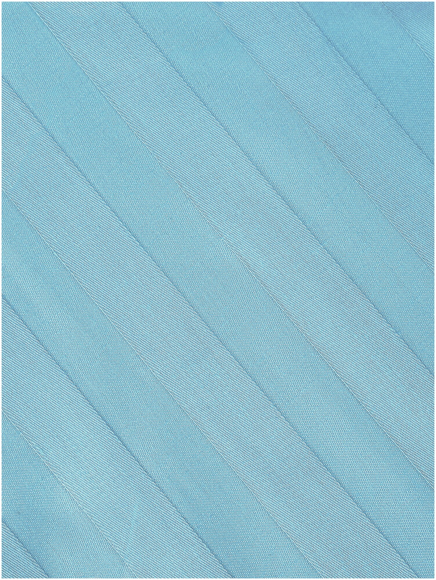 Простыня на резинке, натяжная, нежный сатин, страйп-сатин VENTURA LIFE 160х200х25 см, Голубой - фотография № 8