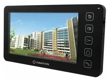 Монитор для домофона/видеодомофона TANTOS Prime Black черный - фотография № 1
