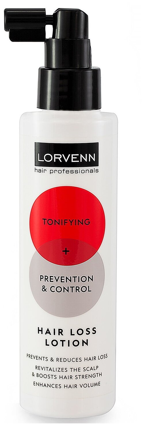 Лосьон TONIFYING+PREVENTION&CONTROL против выпадения волос LORVENN HAIR PROFESSIONALS тонизирующий 150 мл