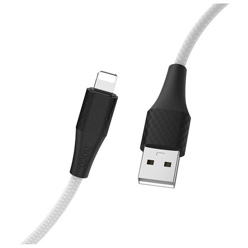 Кабель USB - Apple 8 pin HOCO X32 Excellent, 1.0м, круглый, 2.0A, силикон, цвет белый usb кабель hoco x32 am microbm 1 метр 2a пвх белый 30 300