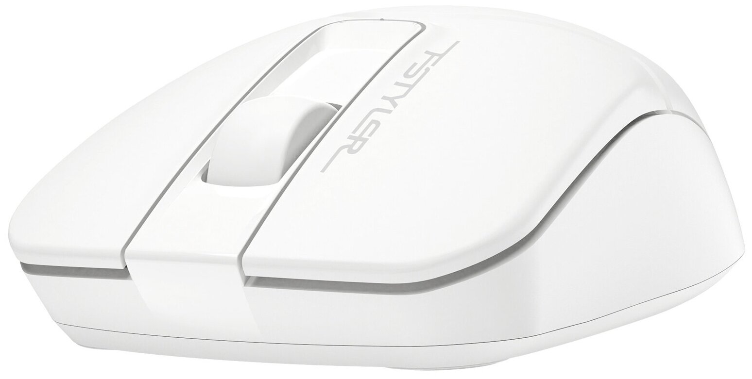 Мышь A4Tech Fstyler FG12 белый оптическая 1200dpi беспроводная USB 3but FG12
