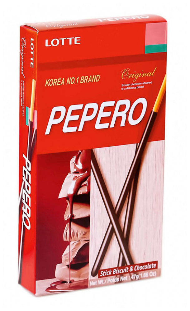 Соломка Lotte Pepero Original с шоколадом, 47 г - фото №7