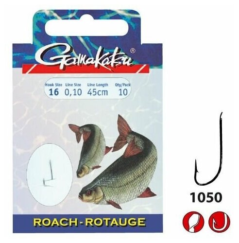 Крючок Gamakatsu Hook BKS-1050N Roach 45см №20 d0.08