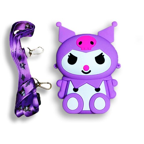 фото Сумка силиконовая детская кросс-боди сумочка куроми аниме