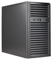 Supermicro SuperWorkstation Mid-Tower 5039C-I CPU(1) E-22**/ noHS/ no memory(4)/ on board RAID 0/1/5/10/ internalHDD(4)LFF/ 2xGE/ 3xFH/ 1x400W Gold/ n