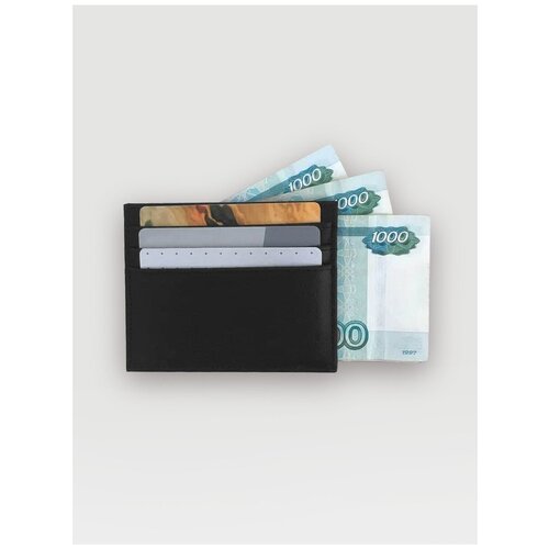 Кредитница / Футляр для карт / Картхолдер Russian.Handmade из натуральной кожи