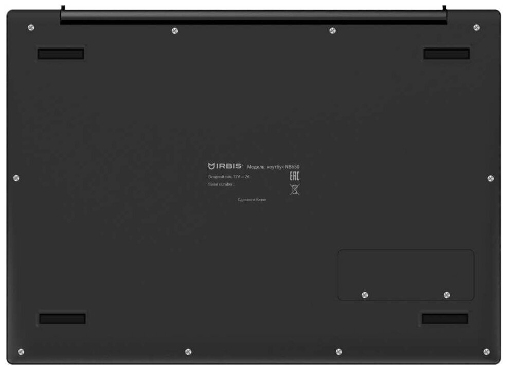 Irbis NB656 Intel Pentium J3710 16 GHz4096Mb128Gb SSDIntel HD GraphicsWi-FiBluetoothCam135