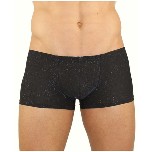 Мужские трусы боксеры черные с люрексом Romeo Rossi Polar Night Boxer RR00205 L (48)