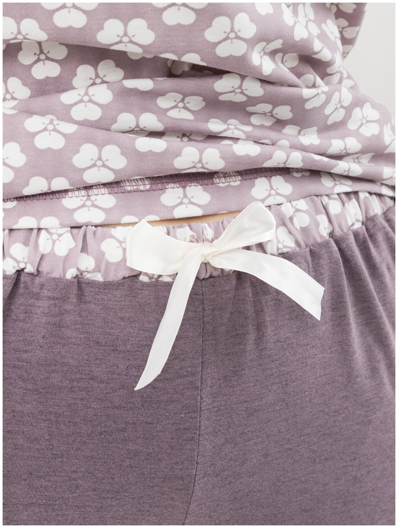 Пижама женская с кружевом Монотекс, размер 46 - фотография № 5