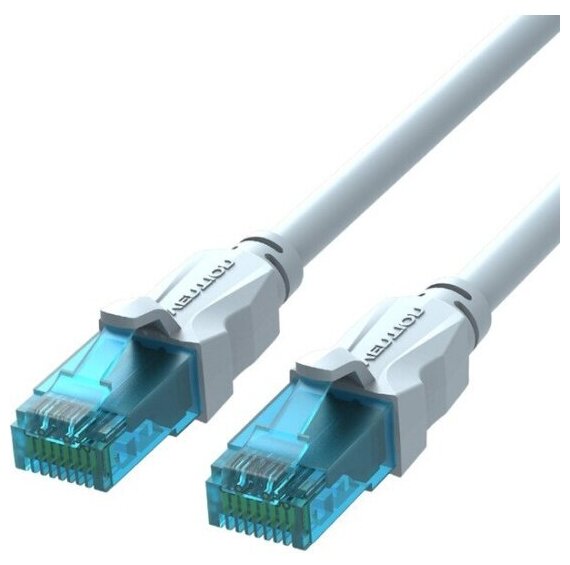 Патч-корд Vention прямой UTP cat.5е, RJ45 - 5м серый