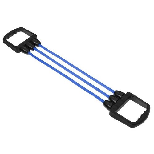 Эспандер пластик ручки на резинках 67 см нагрузка 25 кг цвета микс 1 шт 1470₽