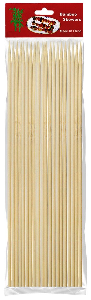 Шампур шпажки деревянные (бамбуковые) для шашлыка 35 см 45 шт