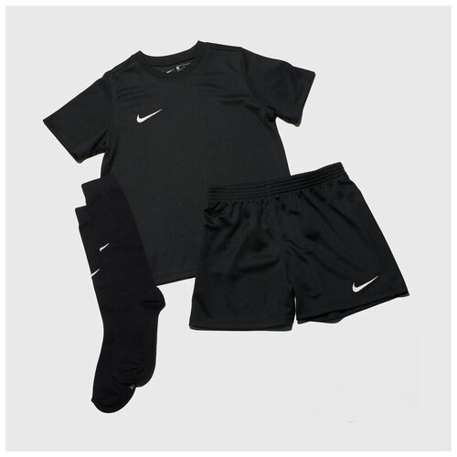 Комплект детской футбольной, спортивной формы Nike Dry Park 20 - Black