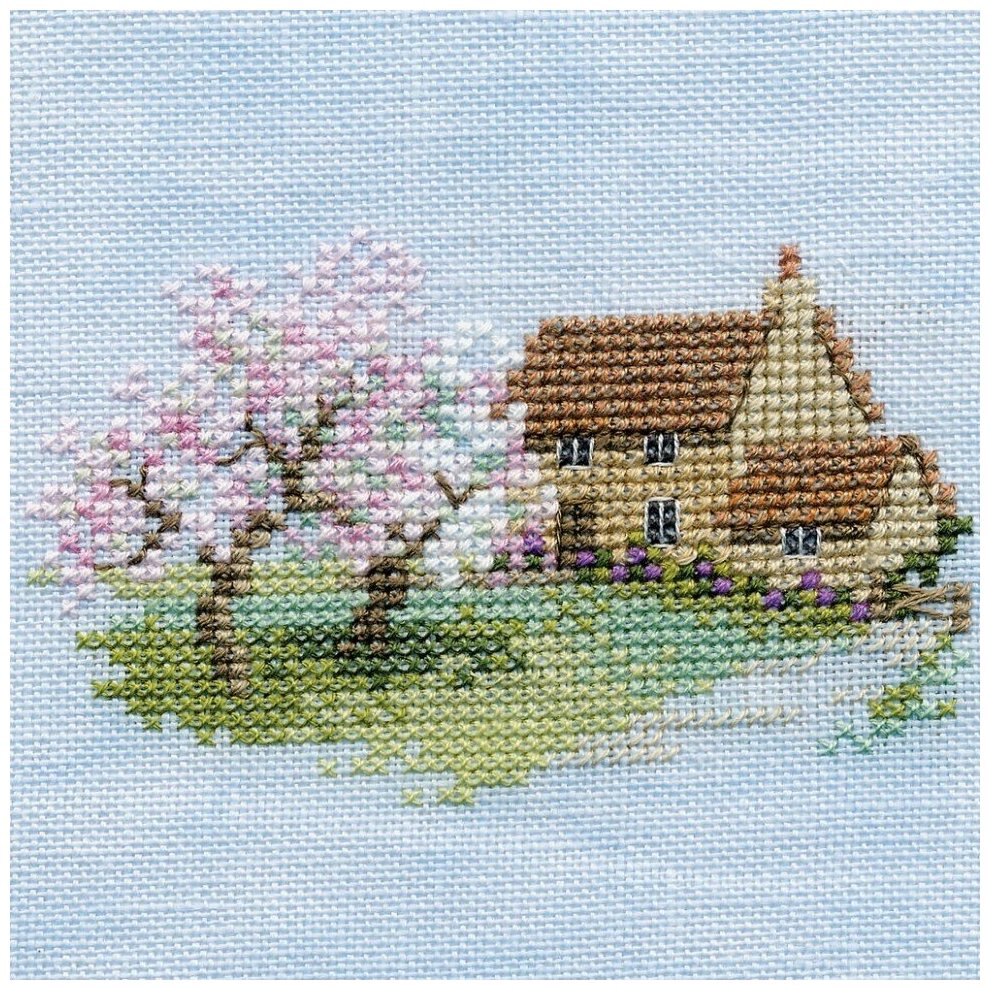 Orchard Cottage #MIN06A Derwentwater Designs Набор для вышивания 8.5 x 10 см Счетный крест