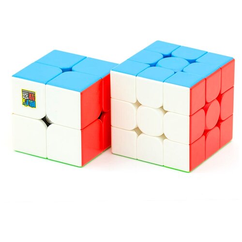 Набор кубиков MoYu Cubing Classroom 2x2-3x3 moyu cubing classroom mf2s 2x2x2 magic cube stickerless pocket speed cubes professional 2x2 puzzle cube educational toys