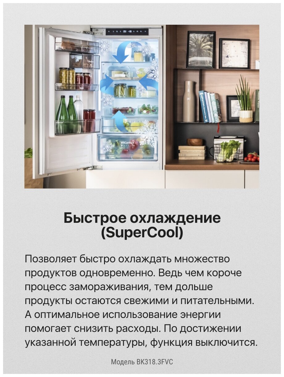 Встраиваемый холодильник Hansa BK318.3FVC, белый - фотография № 9