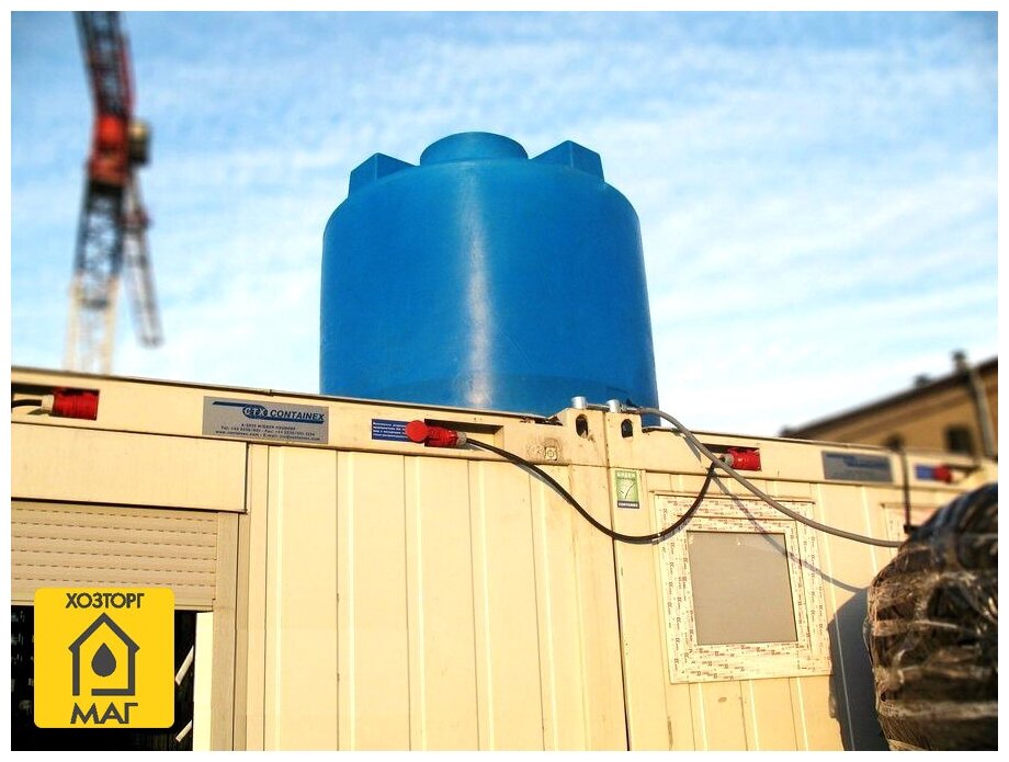Емкость 200 л. литров для полива, душа /БАК для воды / бочка садовая / резервуар хранения технической воды - фотография № 2