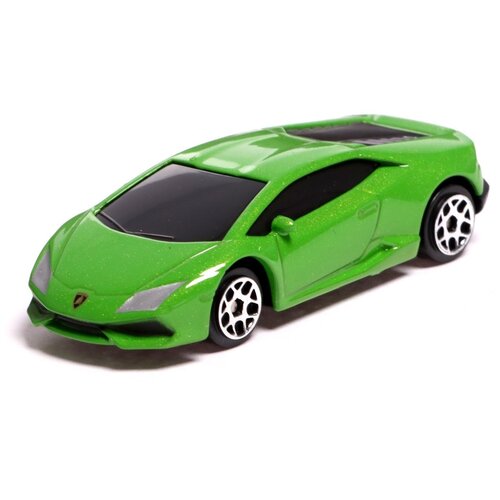 Легковой автомобиль Автоград Lamborghini Huracan LP610-4, 7335844/7335845 1:64, 7 см, зелeный легковой автомобиль rmz city lamborghini huracan lp610 4 344995 1 64 9 см зеленый