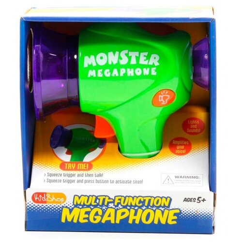 Игрушка музыкальная на батарейках мегафон изменяет голос