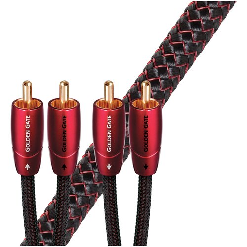 AudioQuest Golden Gate 2RCA-2RCA 1.0m кабель minijack 2rca audioquest golden gate 3 m