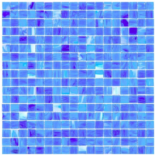 Мозаика Alma SM41 из глянцевого цветного стекла размер 29.8х29.8 см чип 15x15 мм толщ. 4 мм площадь 0.089 м2 на бумаге