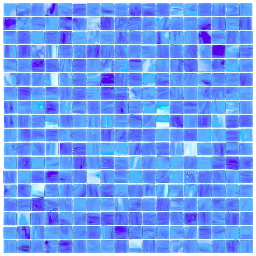 Мозаика Alma SM41 из глянцевого цветного стекла размер 29.8х29.8 см чип 15x15 мм толщ. 4 мм площадь 0.089 м2 на бумаге